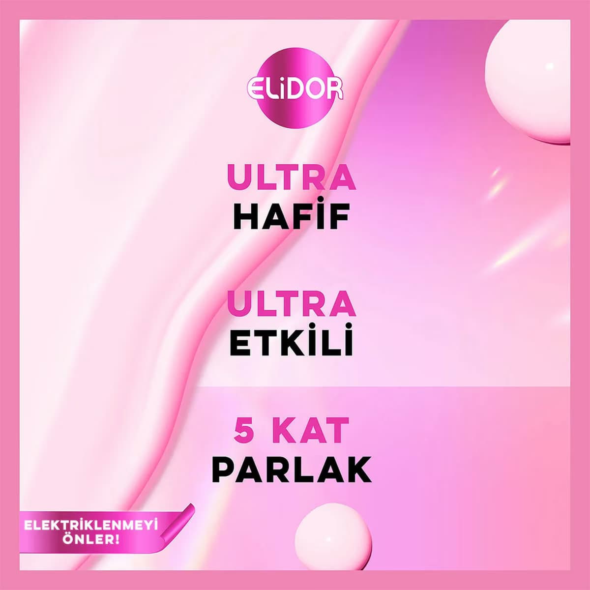 Elidor Saç Kurtarıcı Sprey Ultra Işıltı 200 ml 4