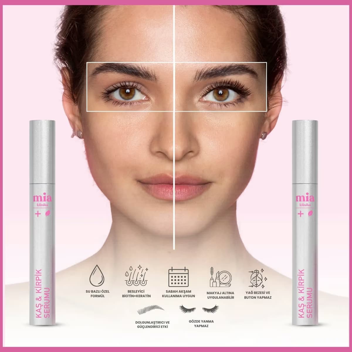 Mia Klinika Kaş ve Kirpik Bakım Serumu 6 ml 3