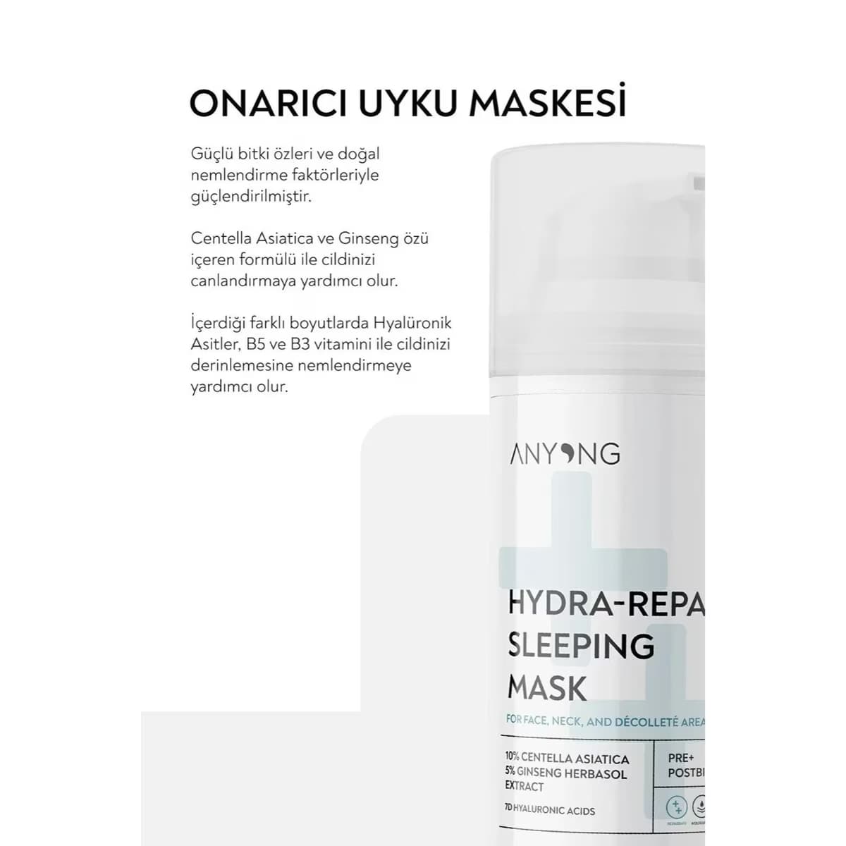 Anyong Sleeping Mask Hydra Repair 100 ml 3