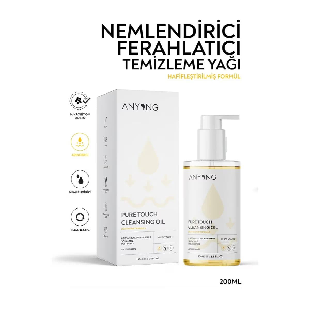 Anyong Temizleme Yağı Pure Touch 200 ml 2