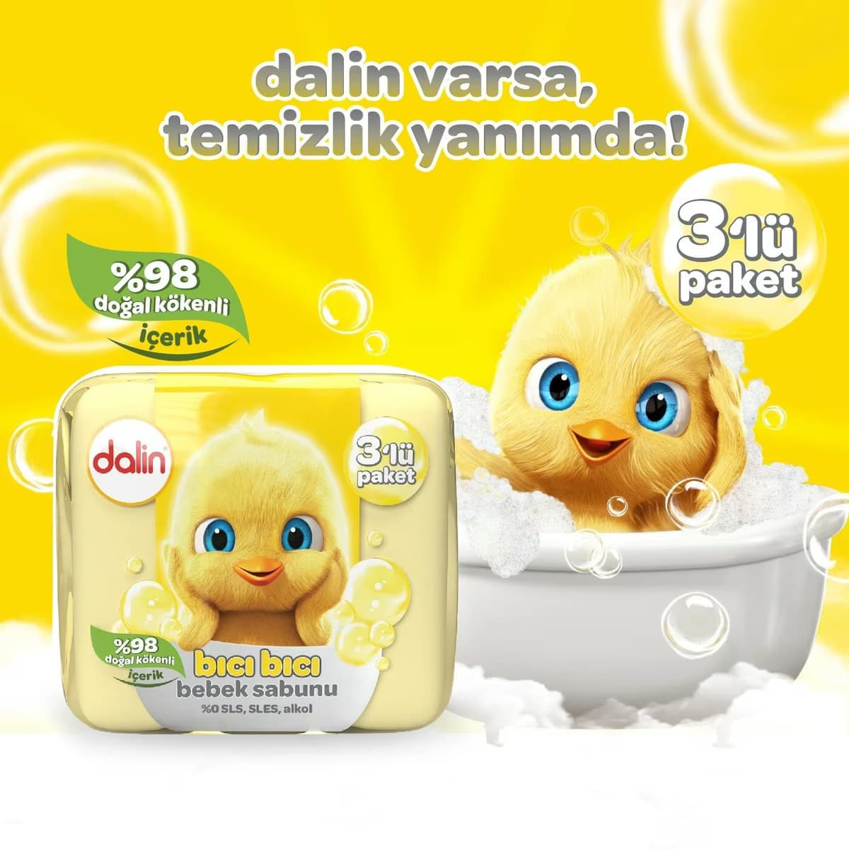 Dalin Katı Sabun 3x75 gr 4