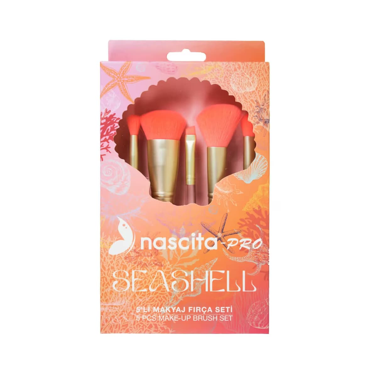 Nascita Seashell Makyaj Fırça Seti 5'li 2