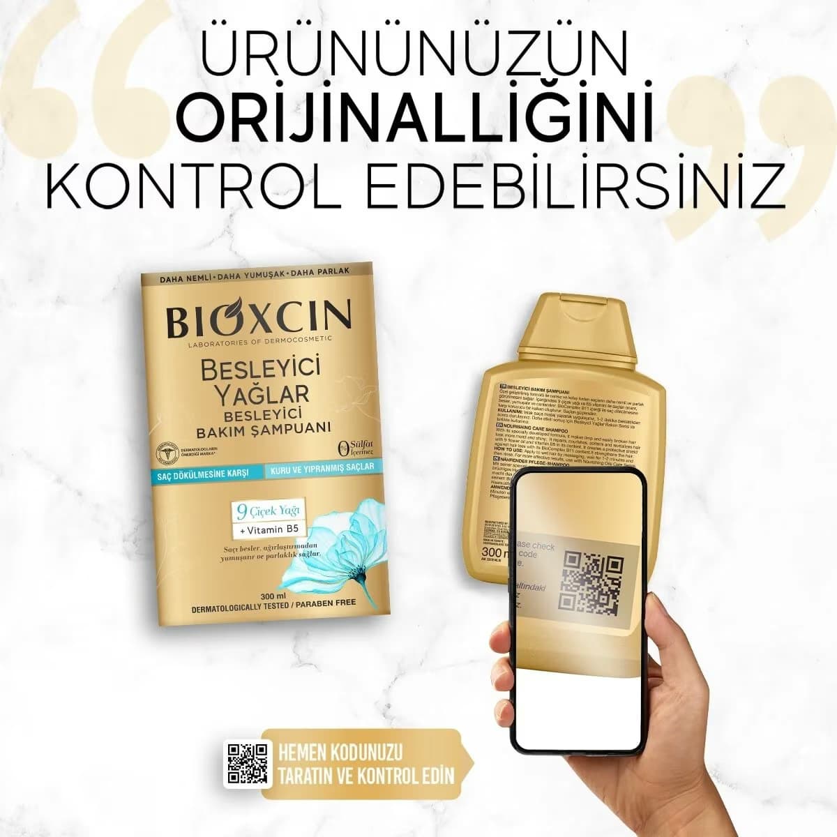 Bioxcin Şampuan Besleyici Yağlar 300 Ml 5