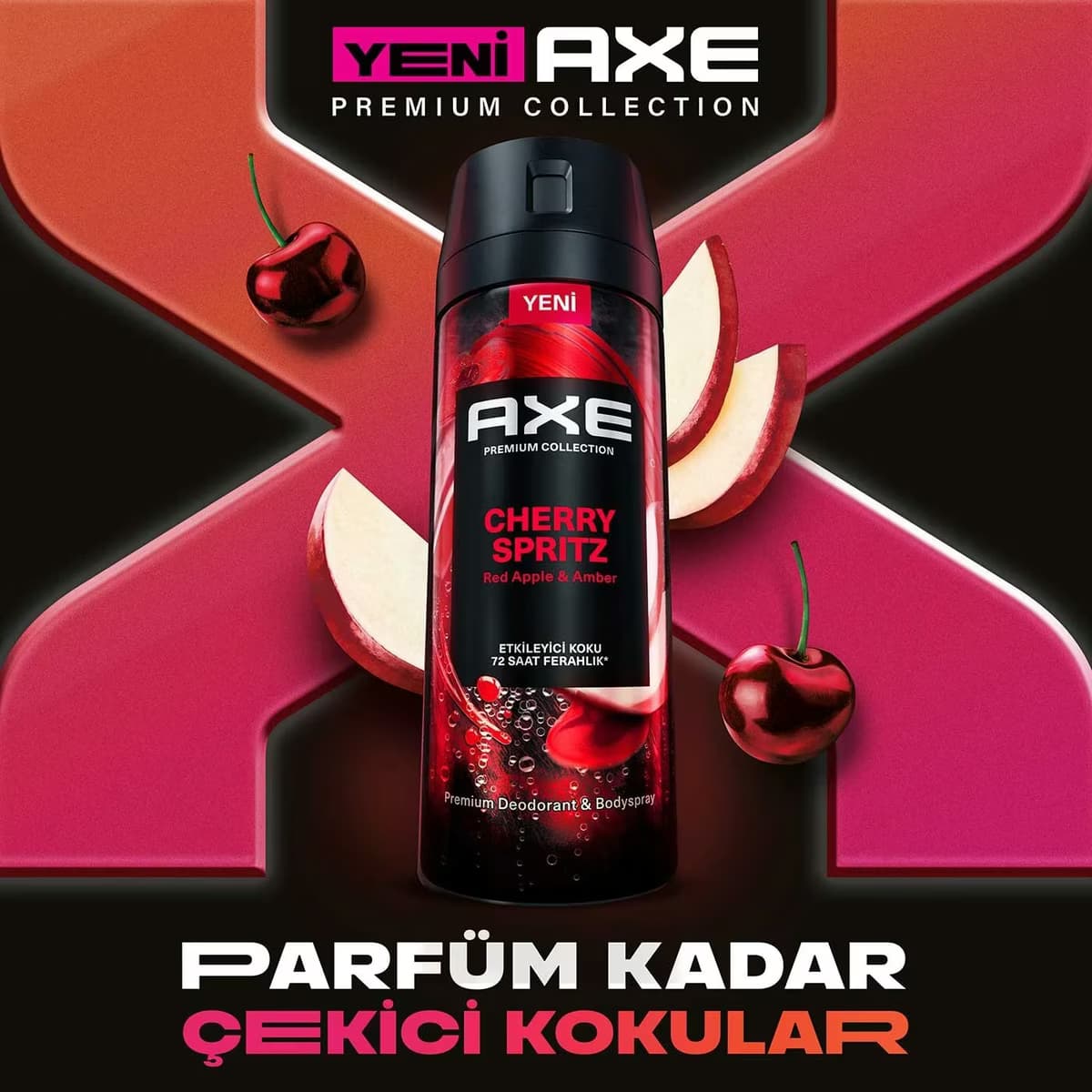 Axe Cherry Spritz Sprey Deodorant 150 ml 3
