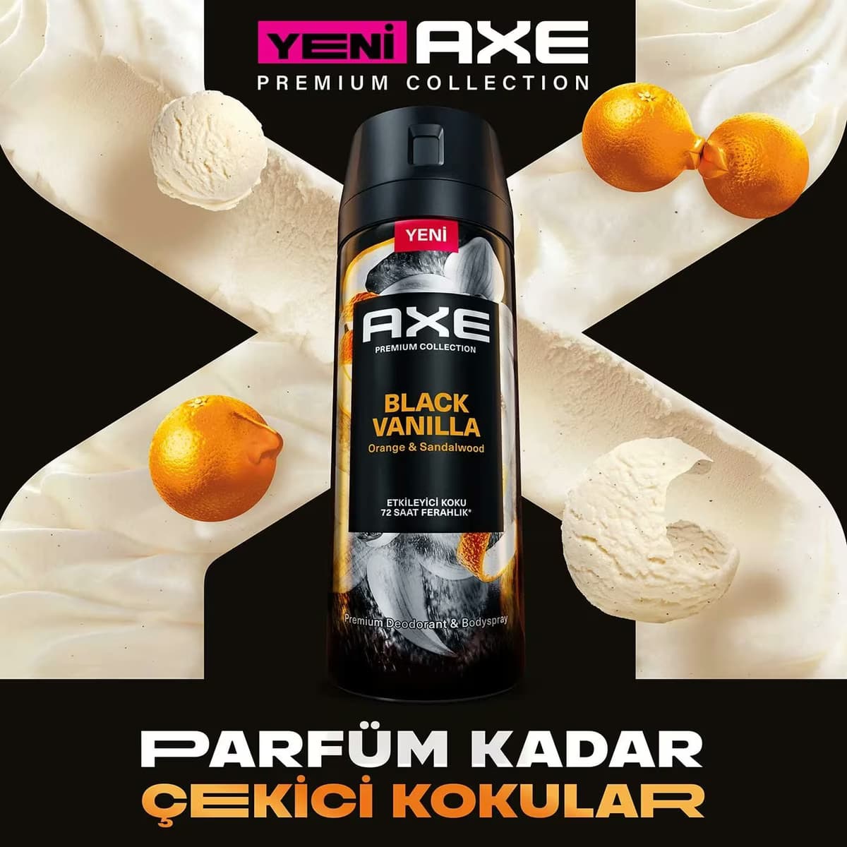Axe Black Vanilla Sprey Deodorant 150 ml 3