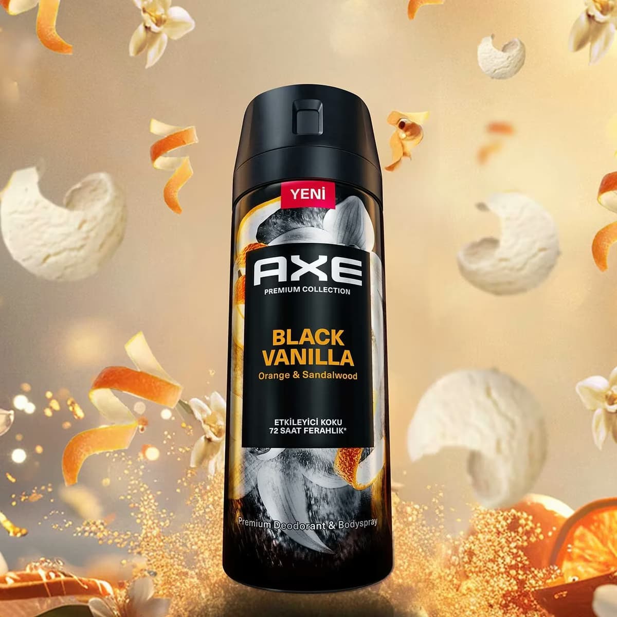 Axe Black Vanilla Sprey Deodorant 150 ml 4