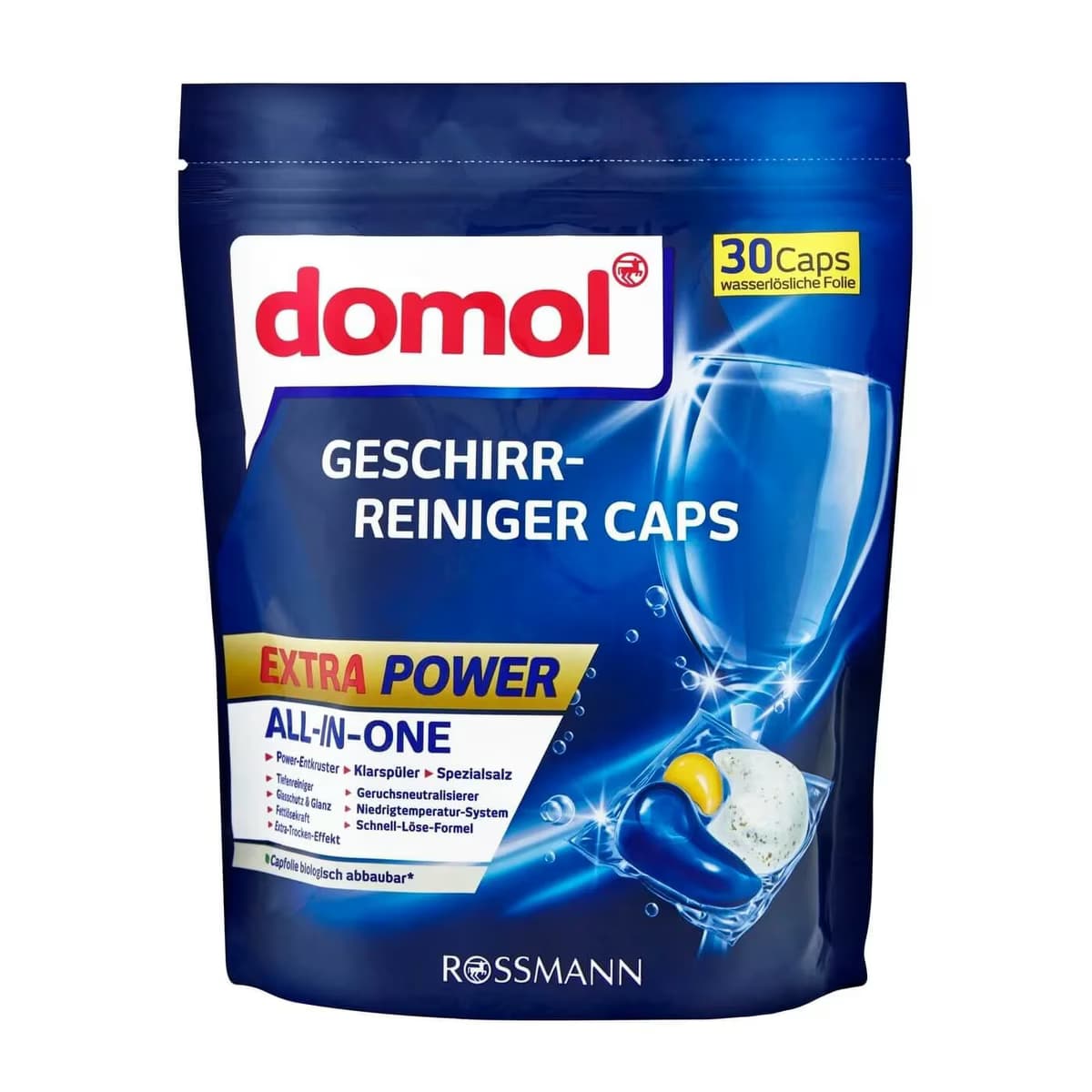 Domol Bulaşık Makinesi Kapsülü All-In-One 30'lu