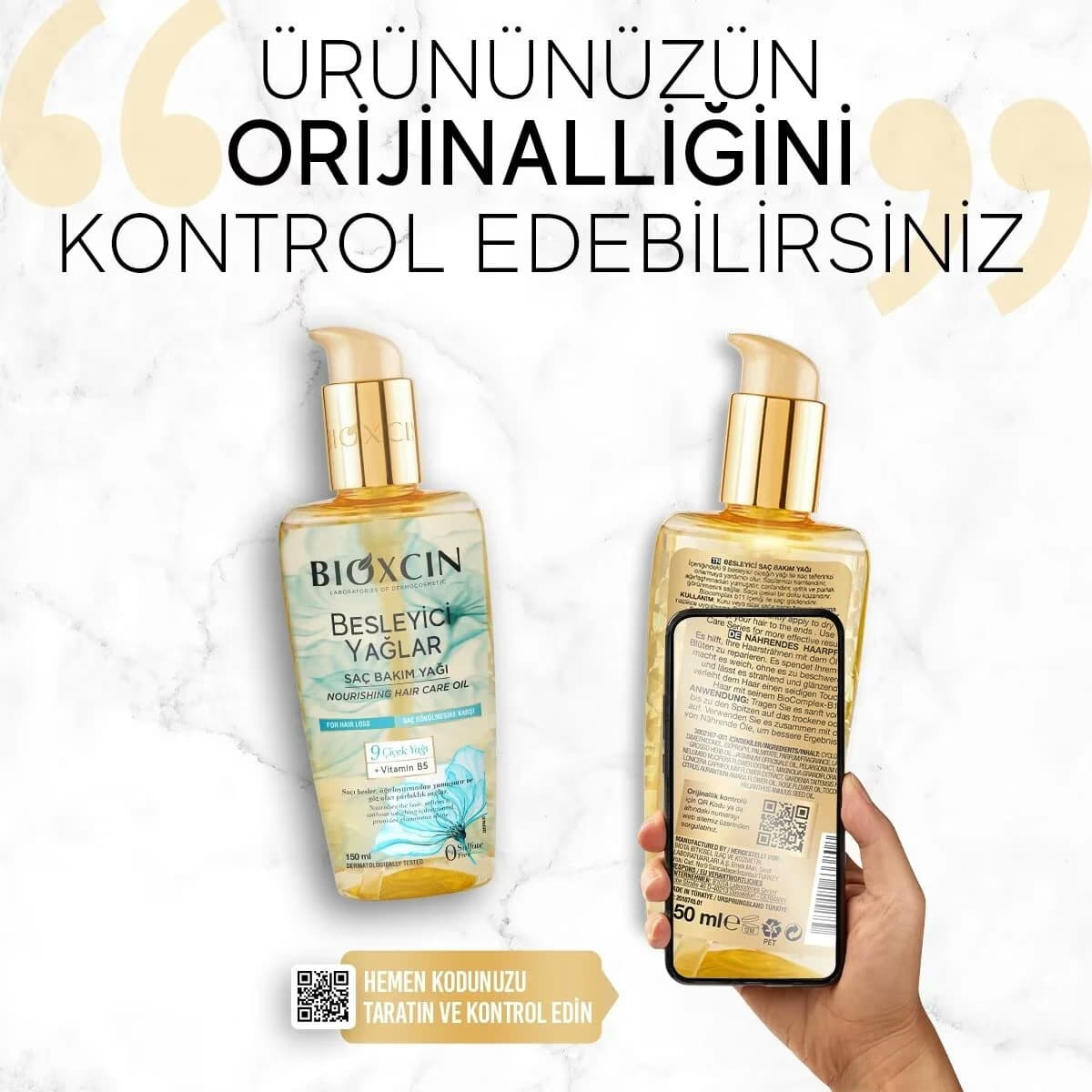 Bioxcin Besleyici Yağlar Saç Bakım Yağı 100 ml 5