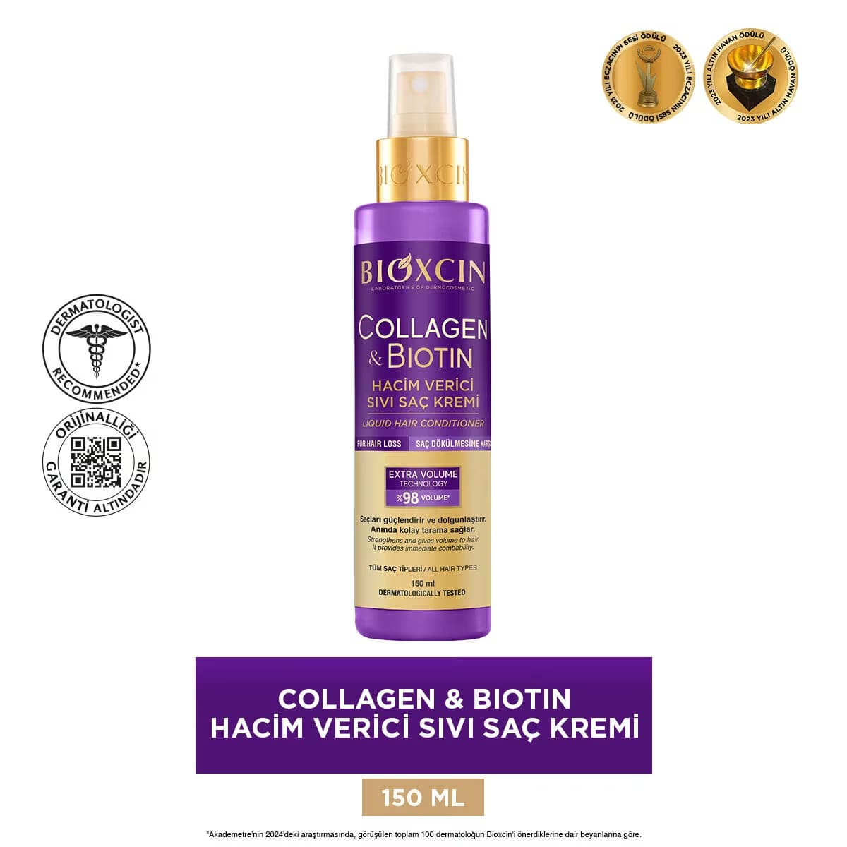 Bioxcin Collagen&Biotin Sıvı Saç Kremi 150 ml 2