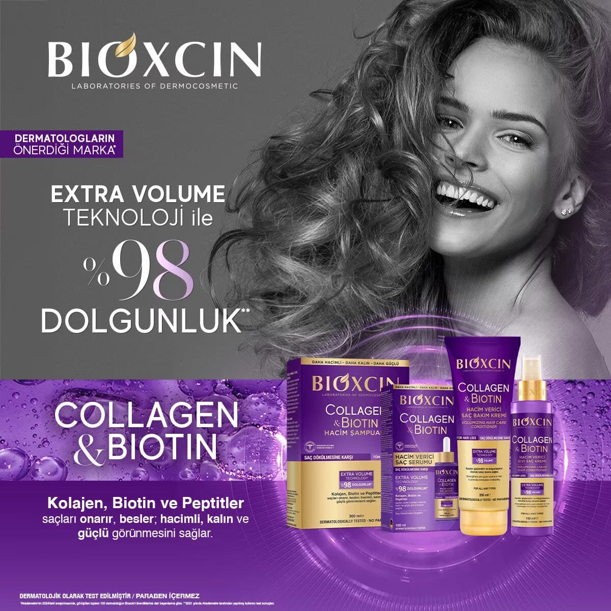 Bioxcin Collagen&Biotin Sıvı Saç Kremi 150 ml 5