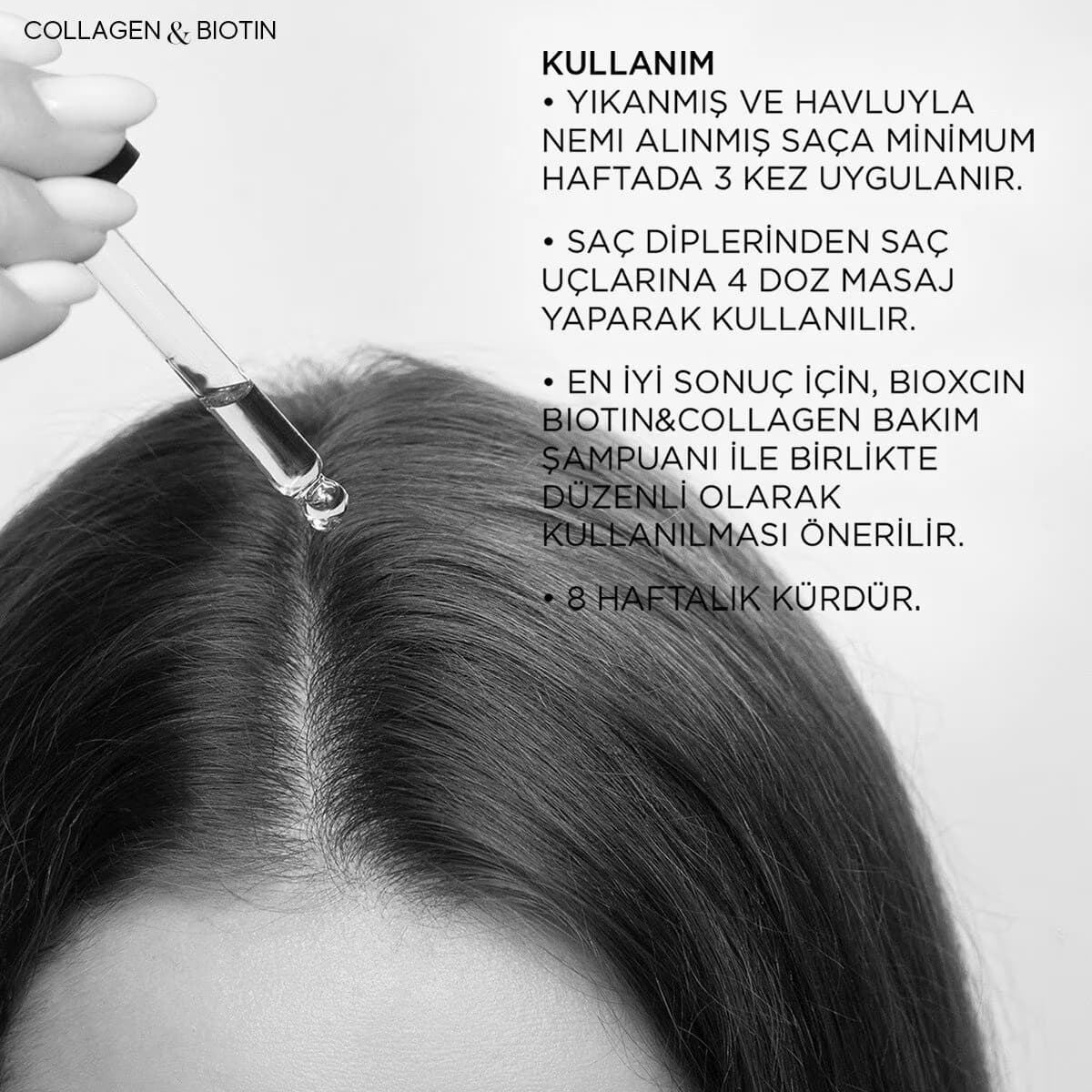 Bioxcin Collagen & Biotin Hacim Verici Saç Serumu 100 ml 5