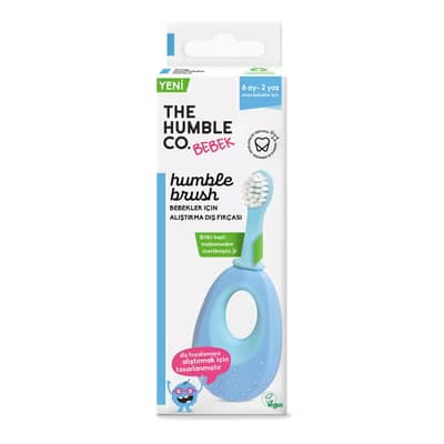 Humble Brush Bebek Alıştırma Diş Fırçası Mavi