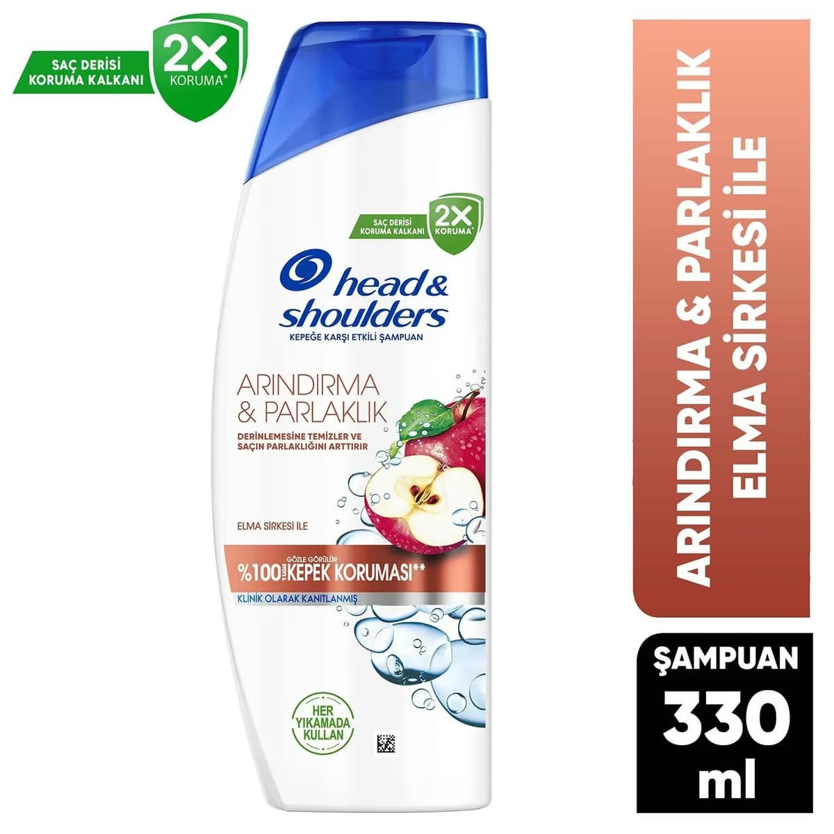 Head&Shoulders Şampuan Elma Sirkeli 330 ml 2