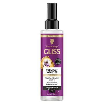 Gliss Full Hair Wonder Sıvı Saç Kremi 200 ml