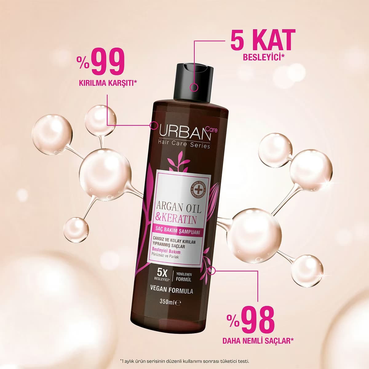 Urban Care Şampuan Argan Yağı & Keratin 350 ml 4