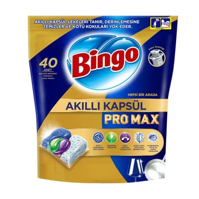 Bingo Bulaşık Kapsülü Pro Max 40'lı