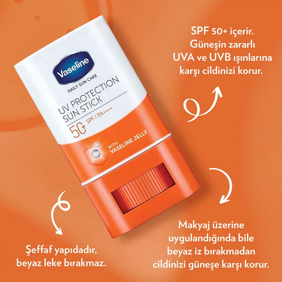 Vaseline Güneş Koruyucu Stick SPF 50+ 15 gr 4