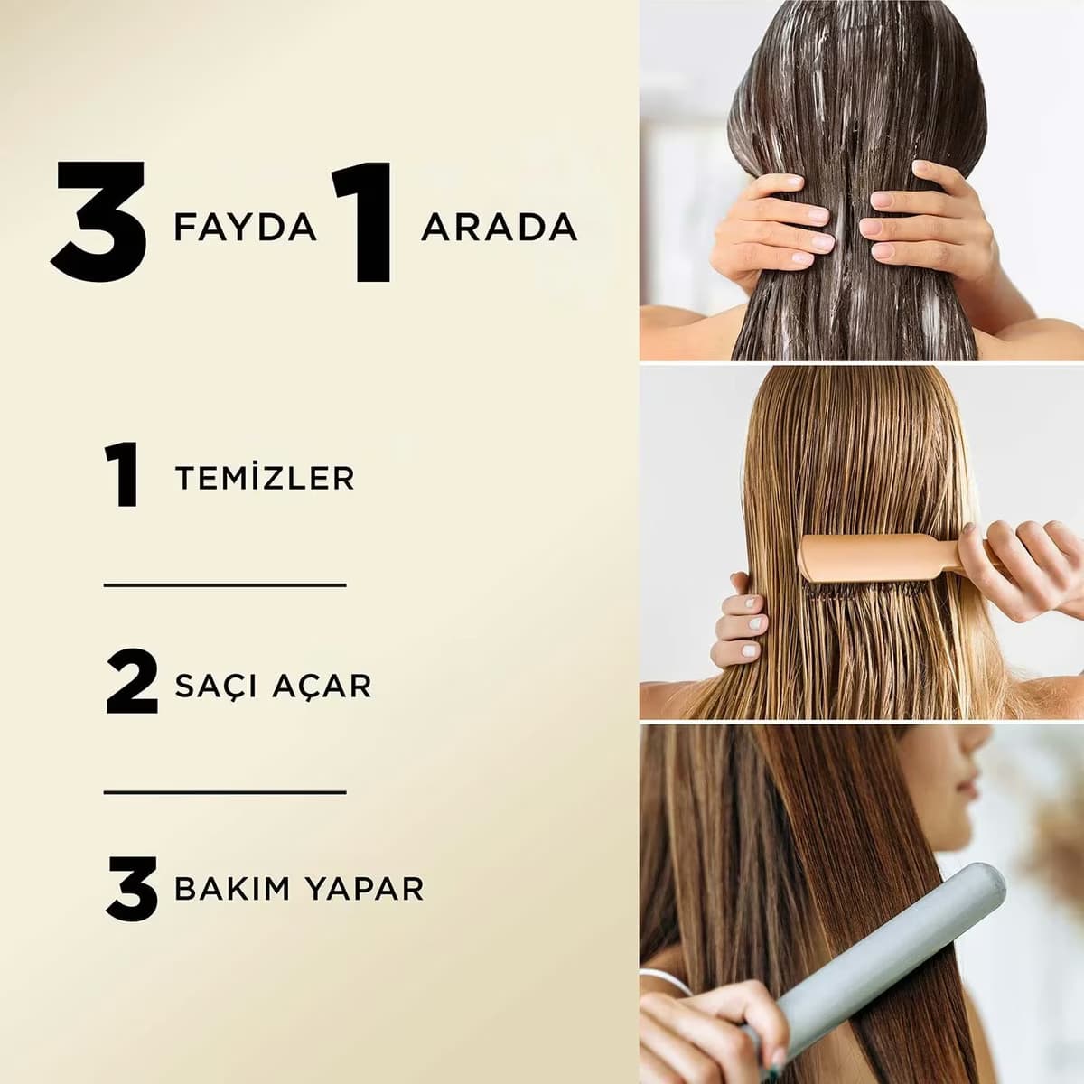 Pantene Şampuan 3in1 Onarıcı&Koruyucu 400 ml 5