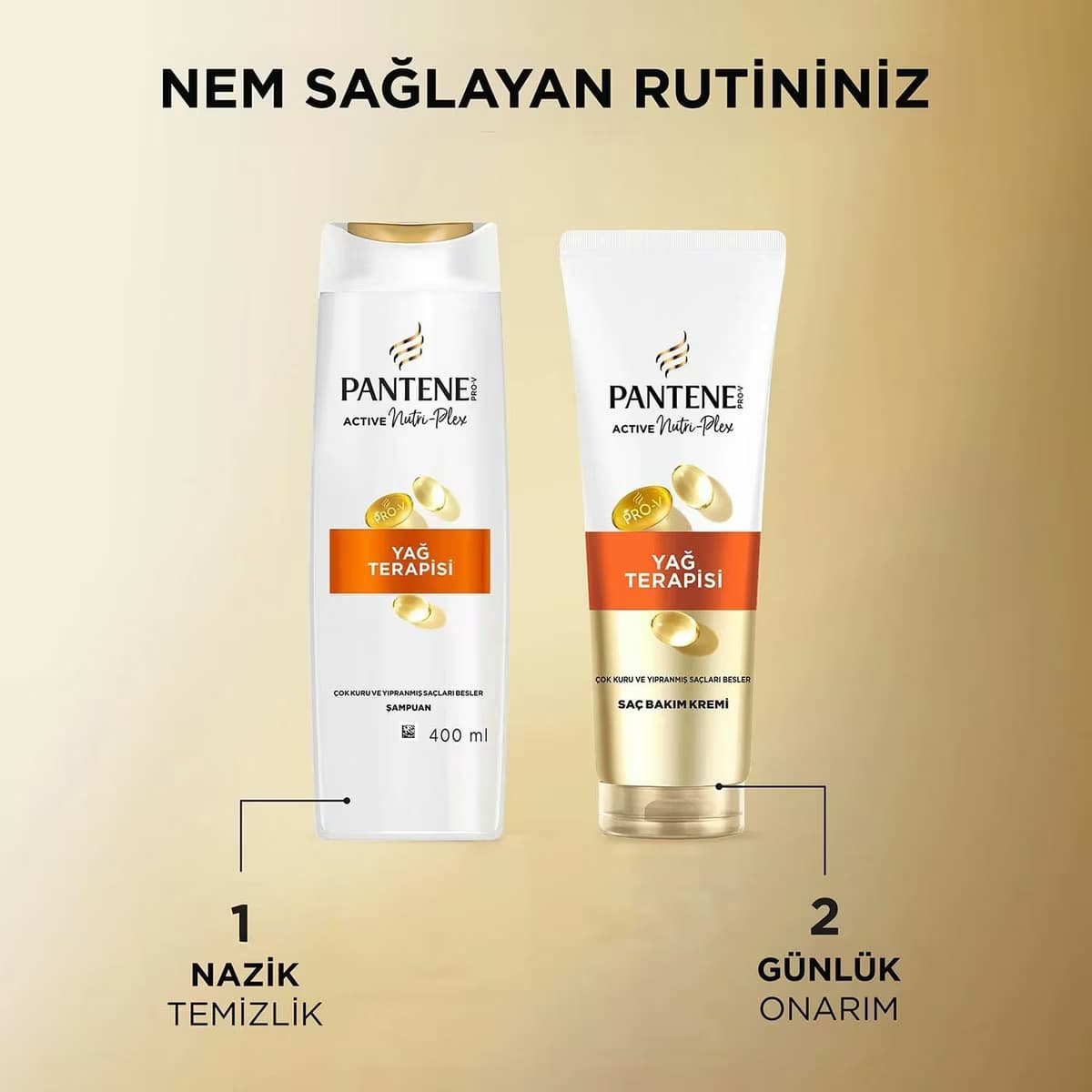Pantene Şampuan Yağ Terapisi 400 ml 5