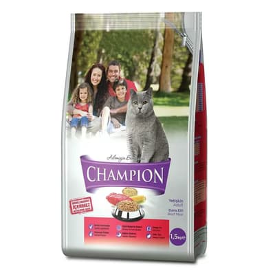 Champion Kuru Kedi Maması Dana Etli 1500 gr