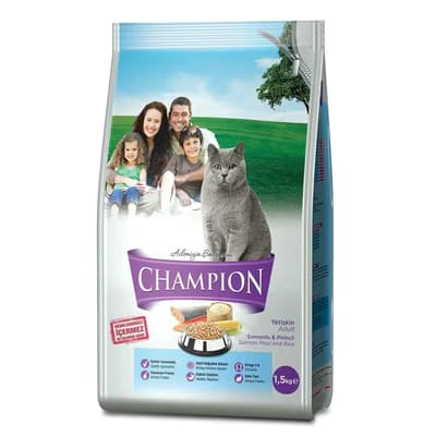 Champion Kuru Kedi Maması Somonlu 1500 gr