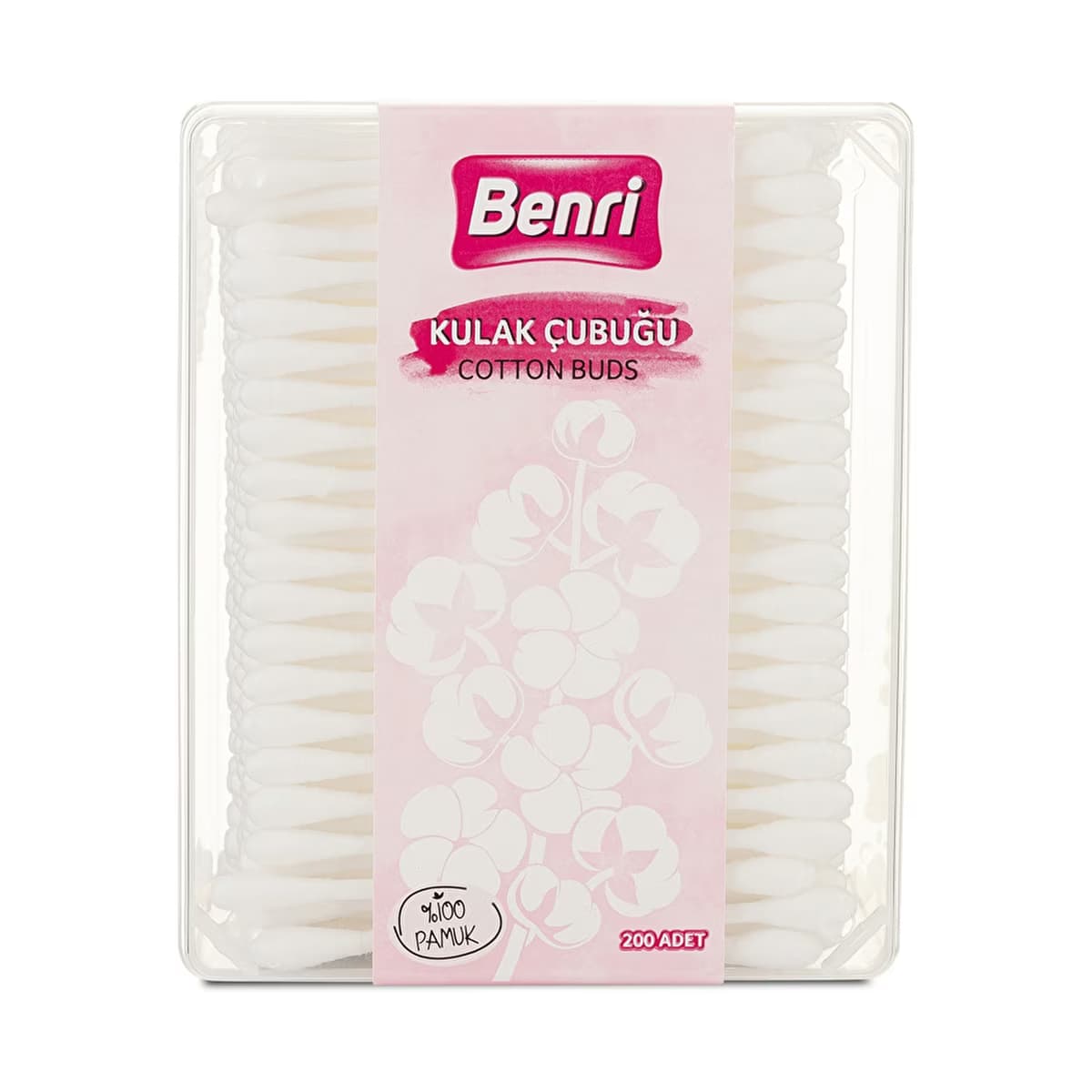 Benri Kulak Temizleme Çubuğu 200 Adet - Gratis