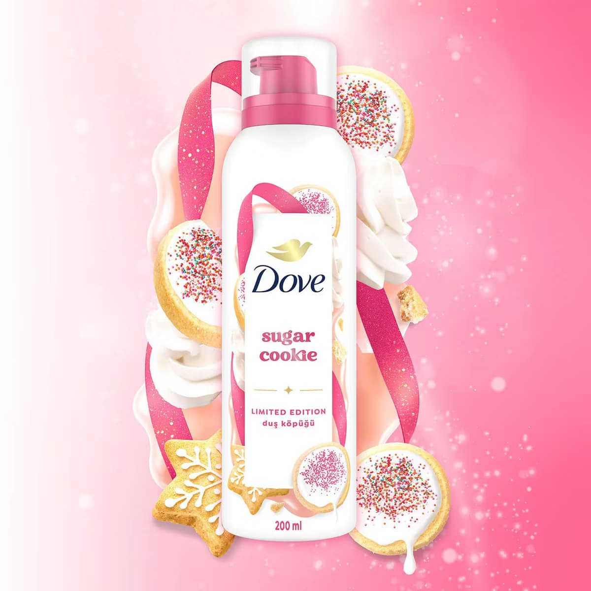 Dove Duş Köpüğü Sugar Cookie 200 ml 4