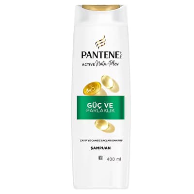 Pantene Şampuan Güç ve Parlaklık 400 ml