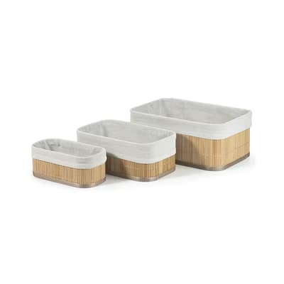Ideenwelt Organizer Hasır 3'lü Set