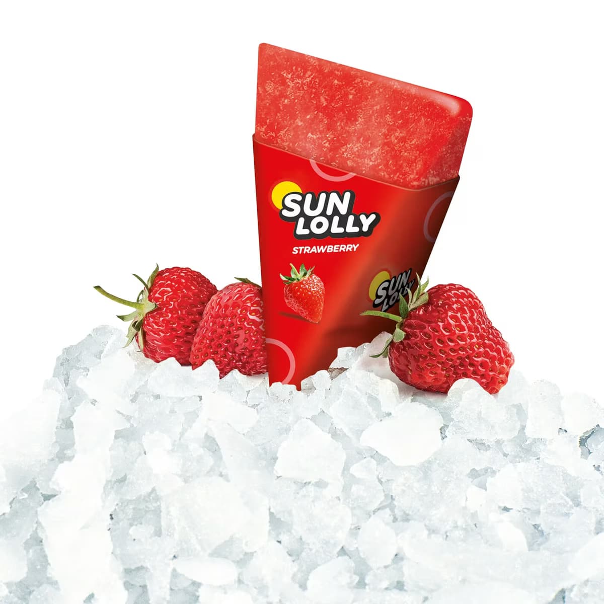 Sun Lolly Çilek Aromalı Su Buzu 8x60 ml 2