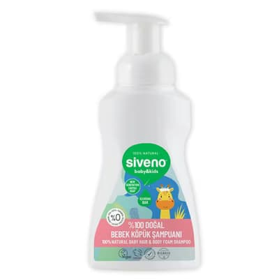 Siveno Bebek Köpük Şampuanı Doğal 250 ml