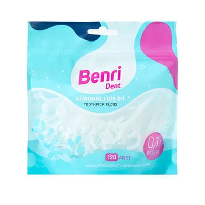 Benri Dent Kürdanlı Diş İpi 120'li - Gratis