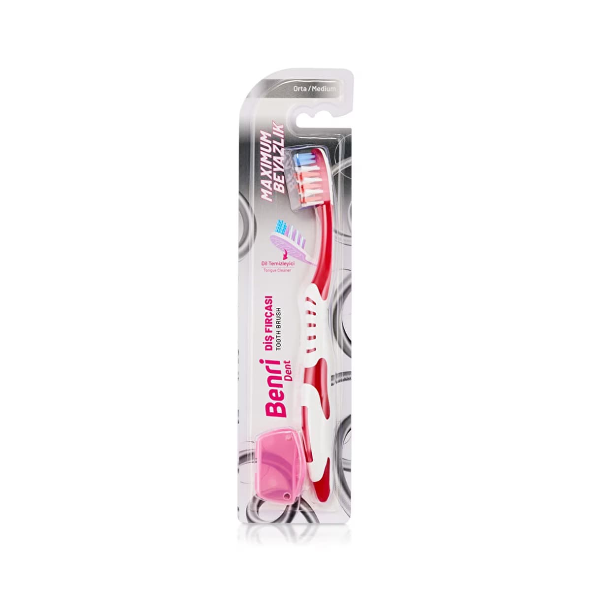 Benri Dent Diş Fırçası White (Orta) - Gratis