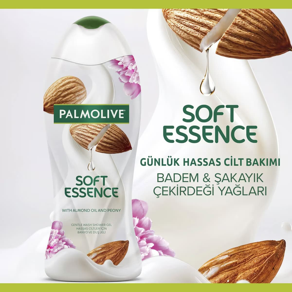 Palmolive Duş Jeli Soft Essence Badem 500 ml 4