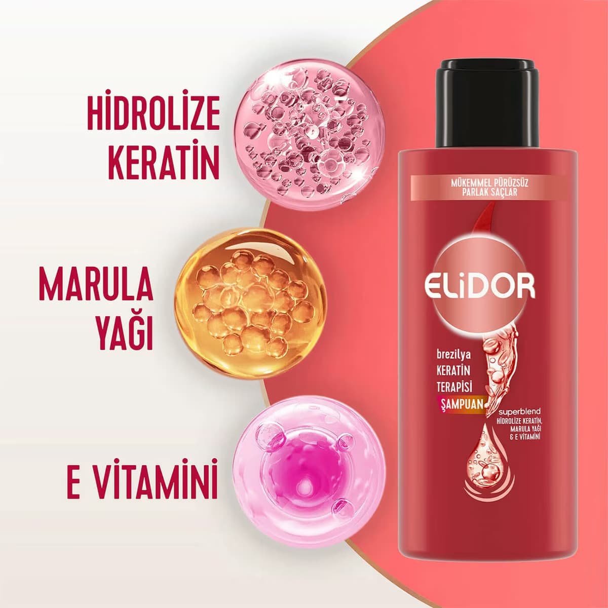 Elidor Şampuan Seyahat Boy Keratin 90 ml 5