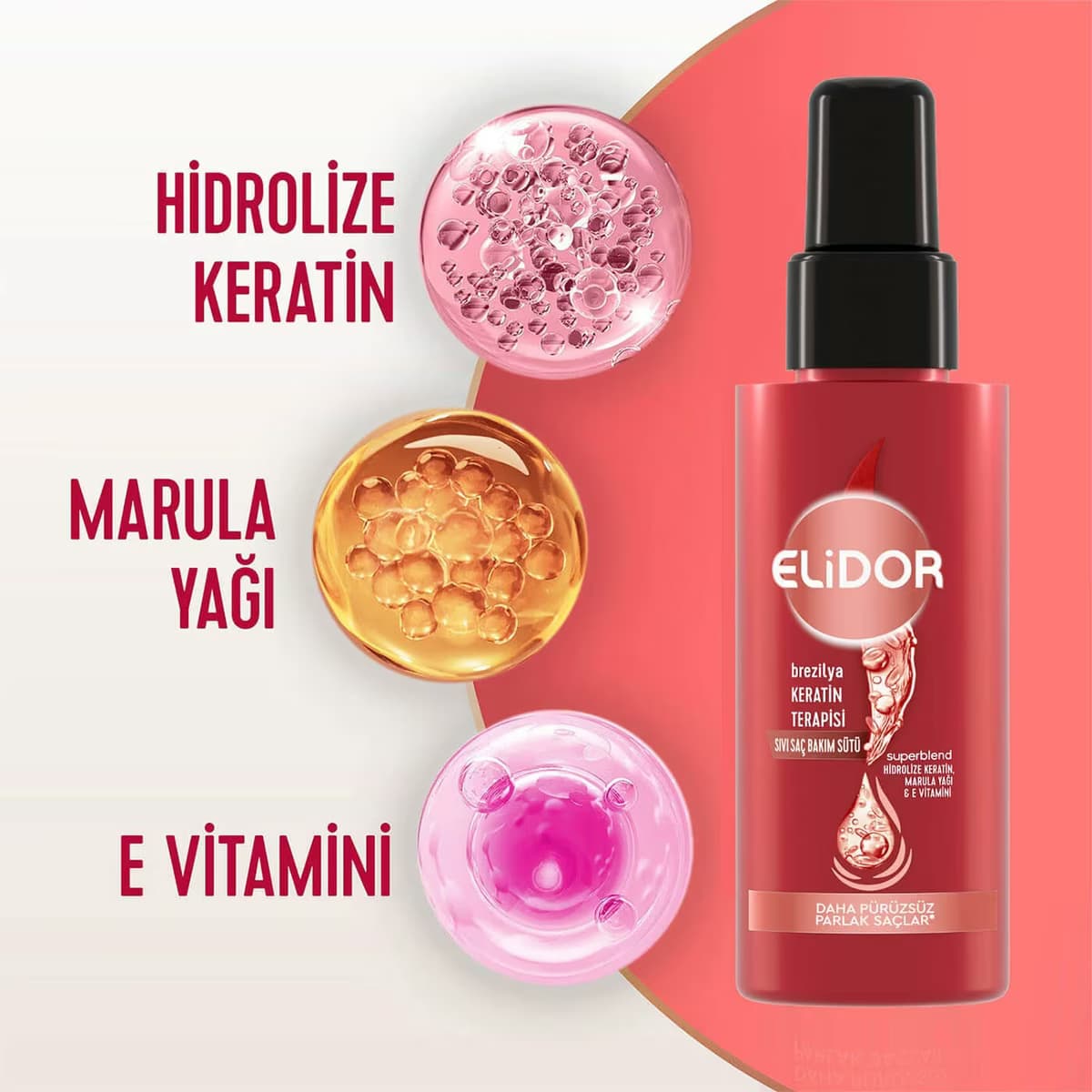 Elidor Sıvı Saç Bakım Sütü Keratin 90 ml 5