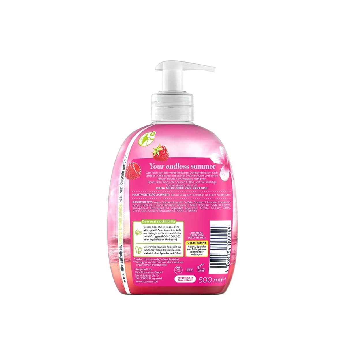 Isana Sıvı Sabun Pink Paradise 500 ml 2