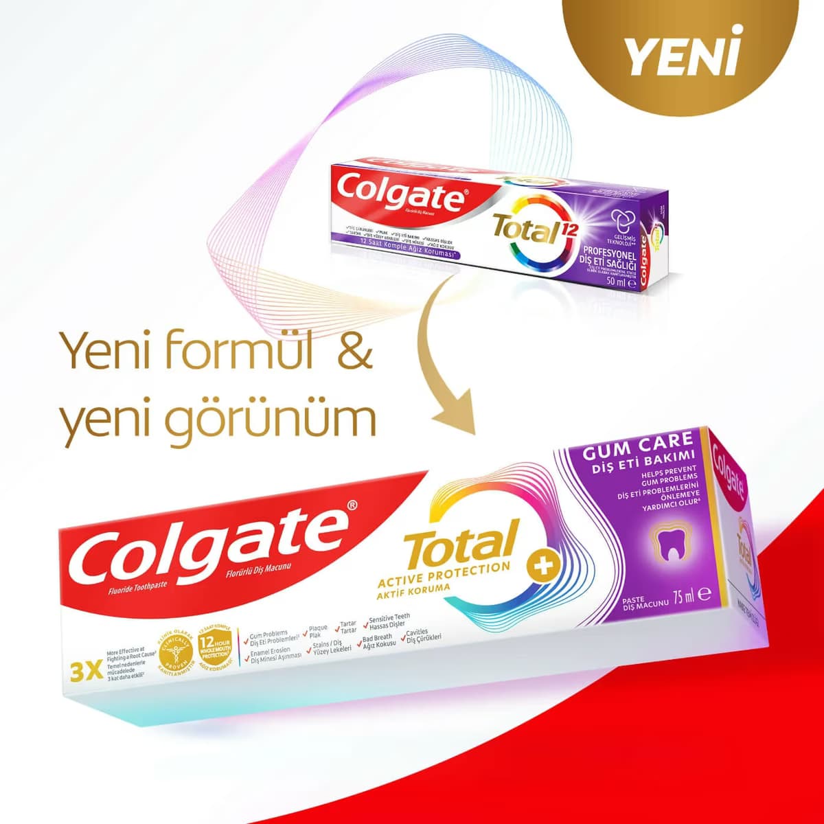 Colgate Diş Macunu Total Diş Eti Sağlığı 75 ml 3