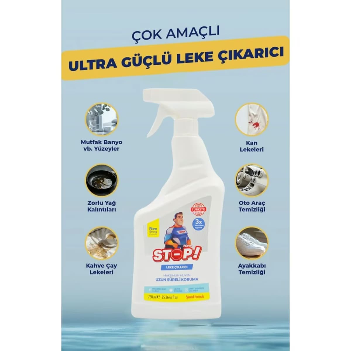 Stop Forte Leke Çıkarıcı 750 ml 3