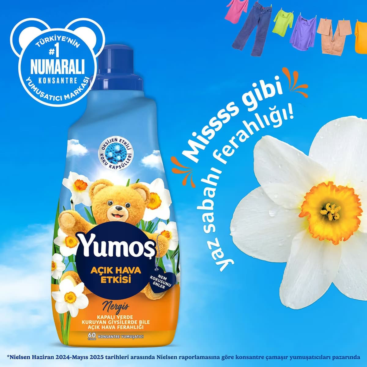 Yumoş Açık Hava Etkisi Nergis 1440 ml 4