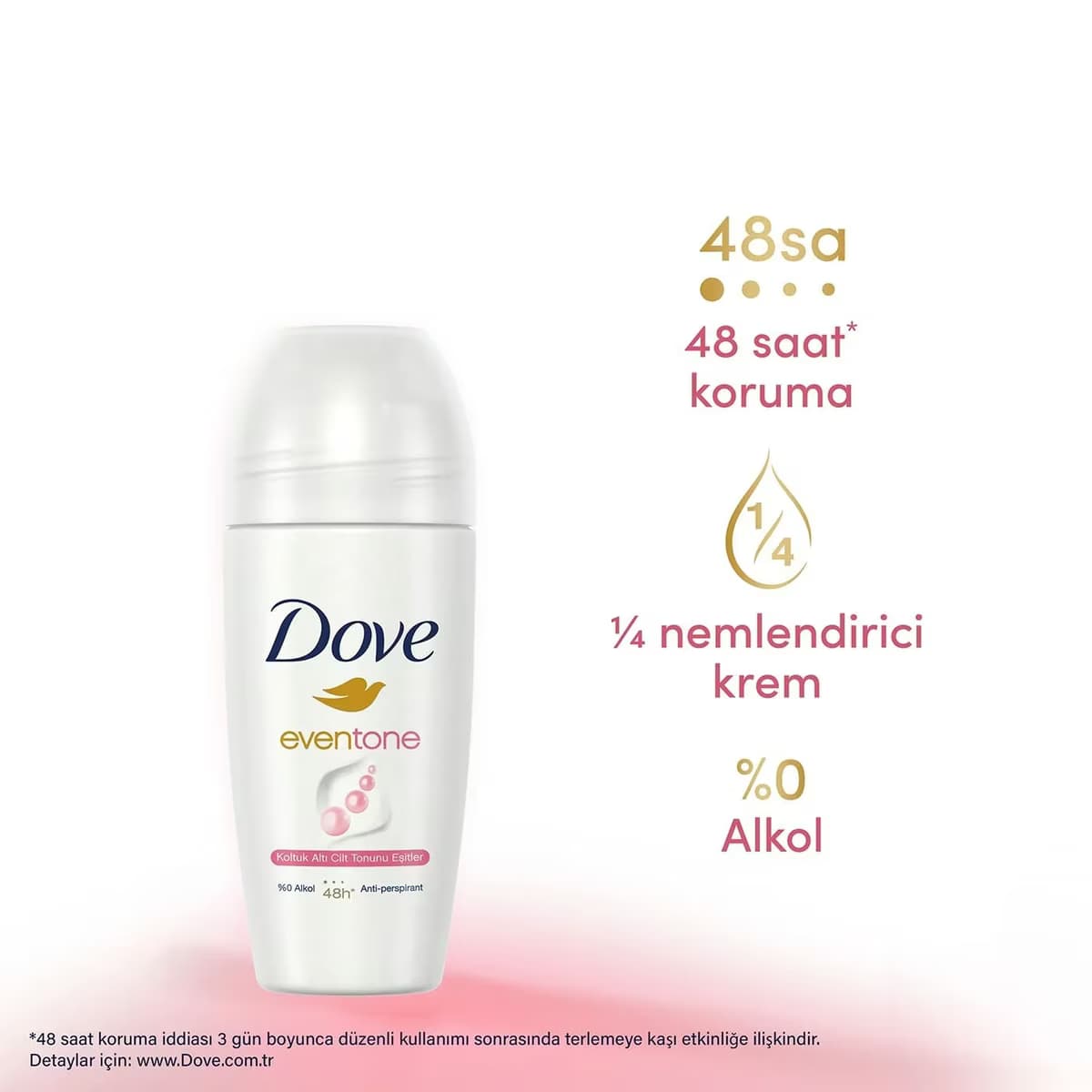Dove Kadın Roll On Deodorant Eventone 50 ml 3