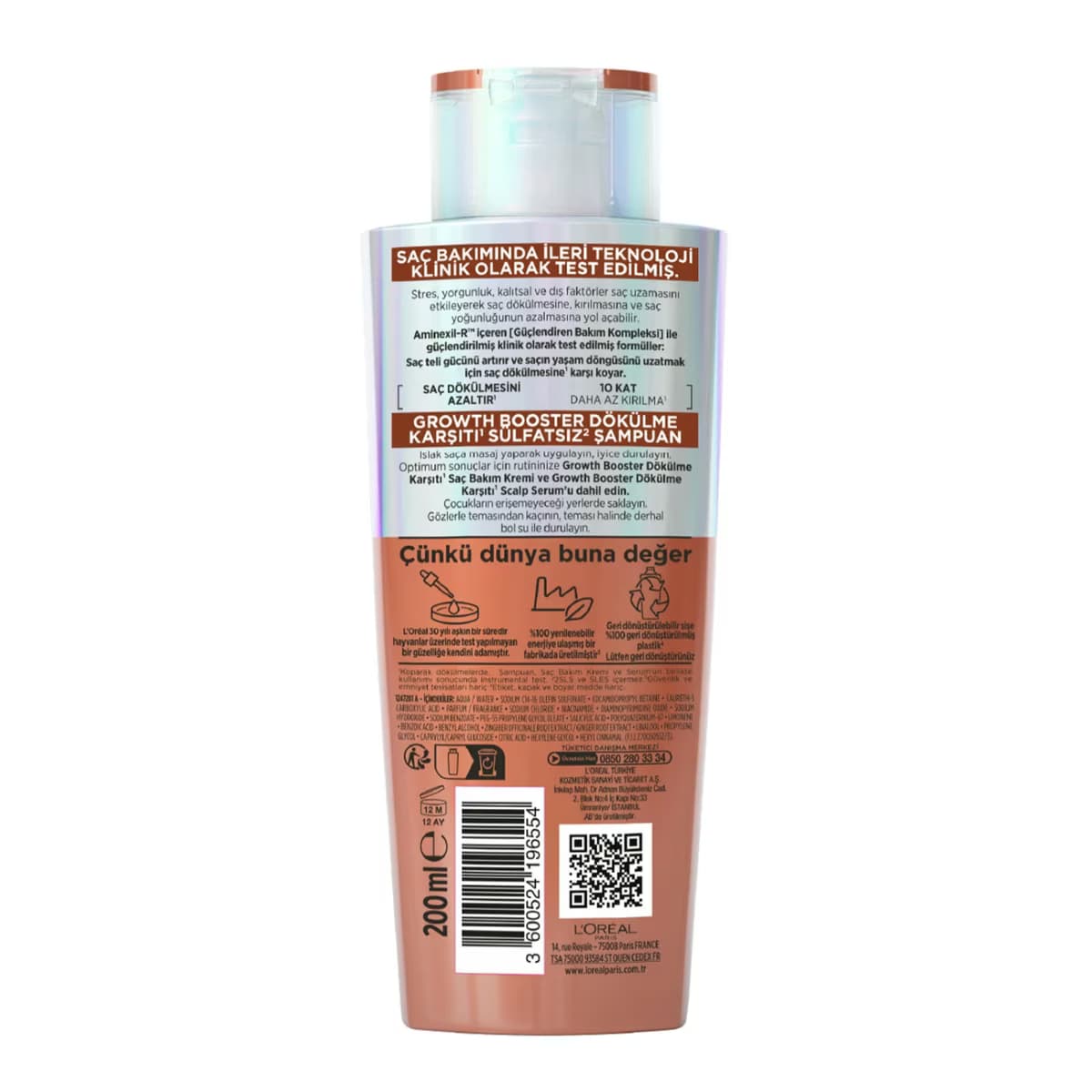 Elseve Şampuan Growth Booster 200 ml 2