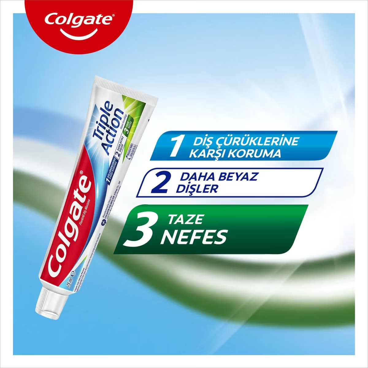 Colgate Diş Macunu Üçlü Etki 75 ml 3