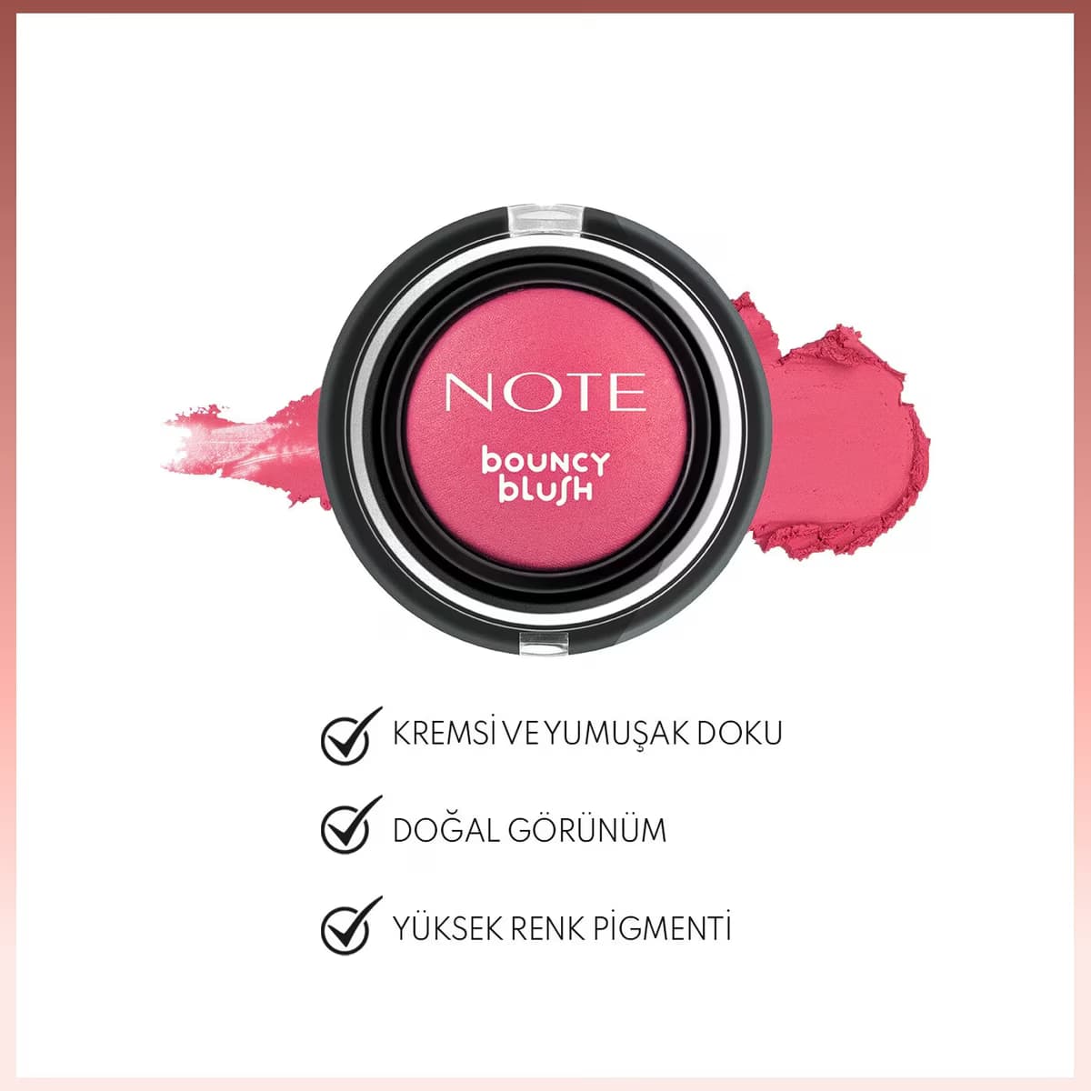 Note Allık Bouncy Blush 01 4