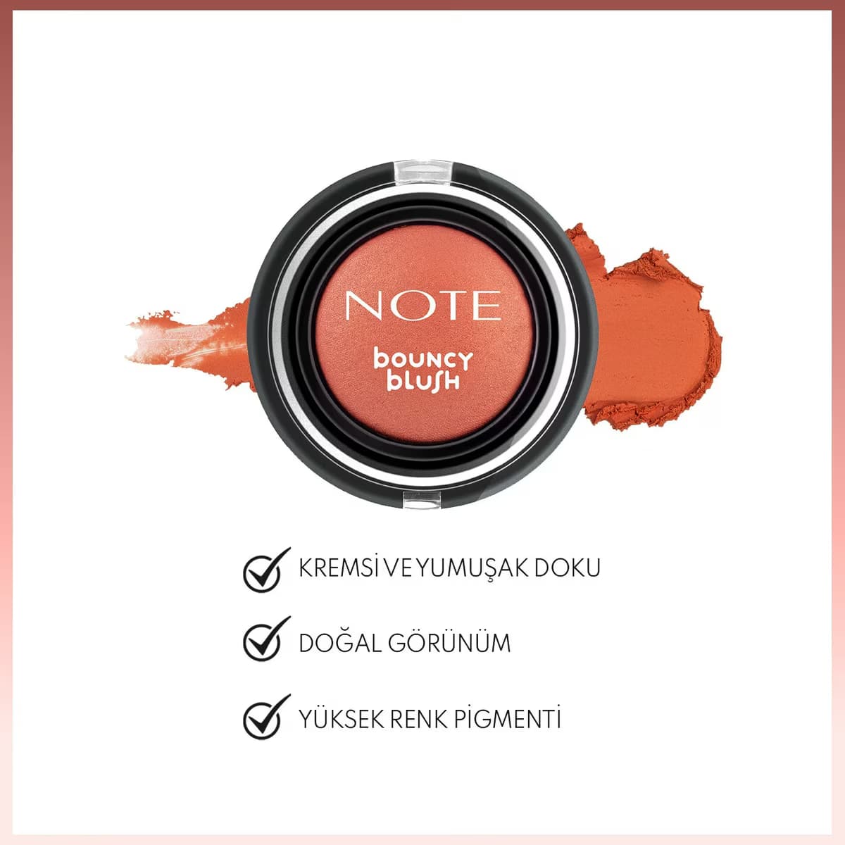 Note Allık Bouncy Blush 03 4