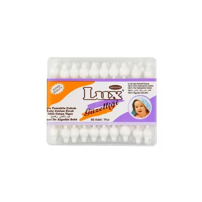 Lux Kulak Çubuk Bebek Pamuklu 60'lı