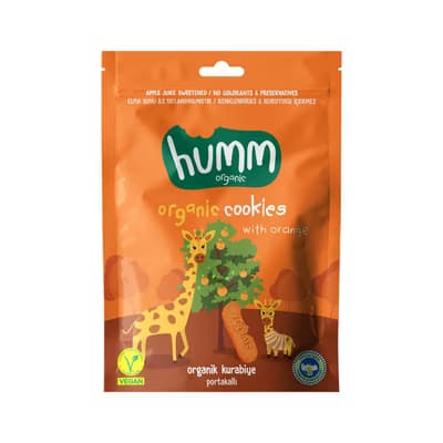 Humm Kurabiye Organik Vegan Portakallı 55 g