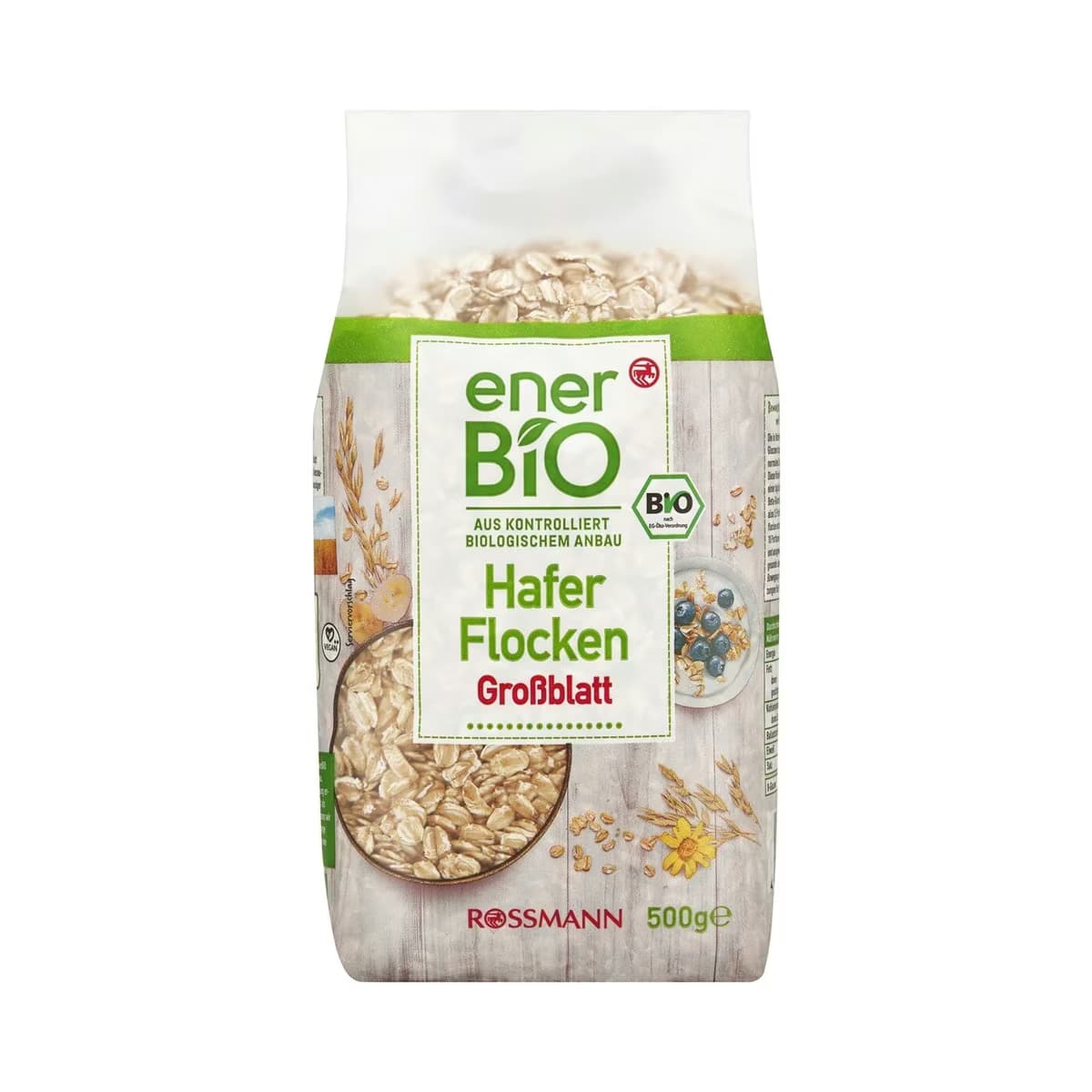 Enerbio Organik Gevrek Yulaf 500 gr