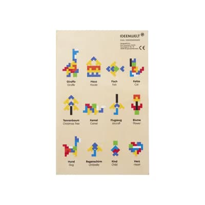 Ideenwelt Ahşap Puzzle 40 Blok