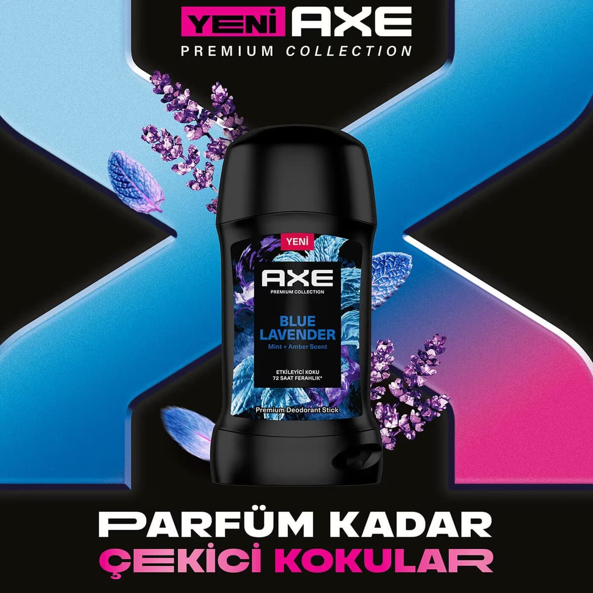 Axe Deo Stick Blue Lavender 50 ml 3